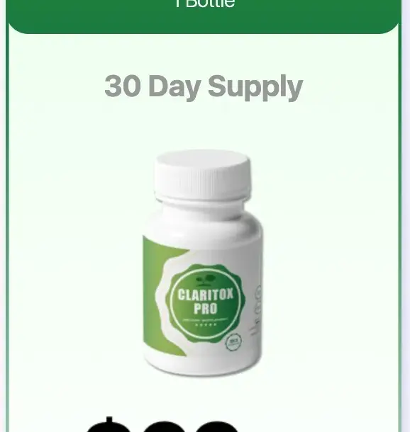 Claritox Pro one-bottle package