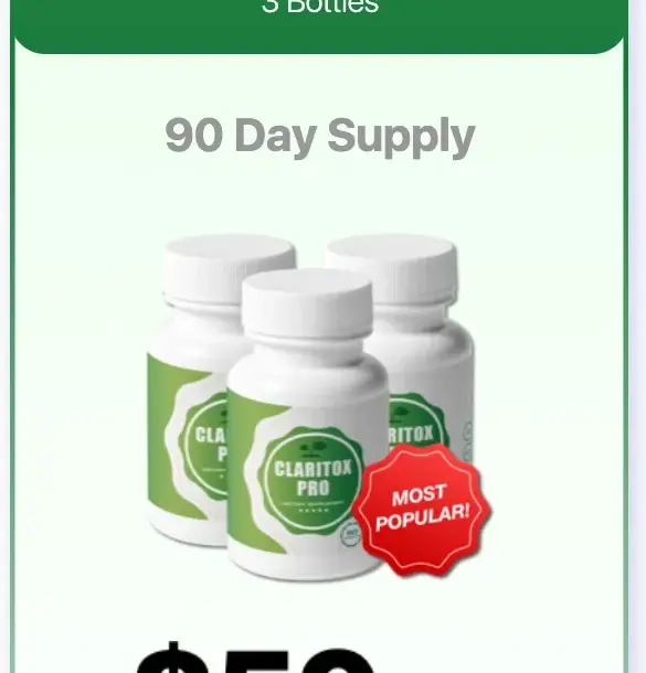 Claritox Pro three-bottle package