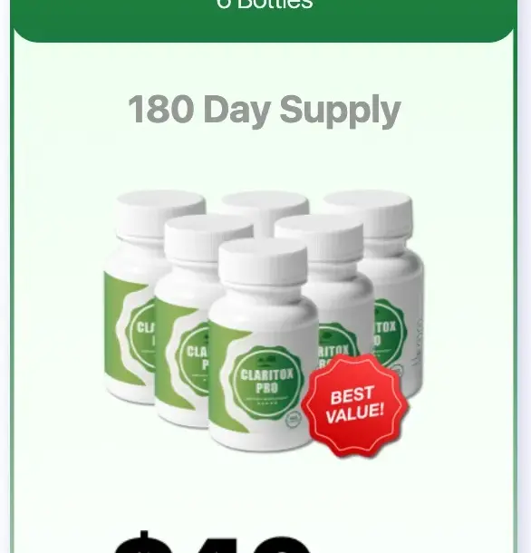 Claritox Pro six-bottle package